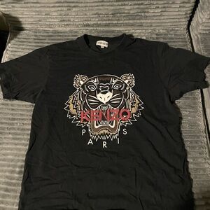 Kenzo Black Tiger Graphic Tee
